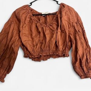 Universal Thread Women's Terracotta Blouse